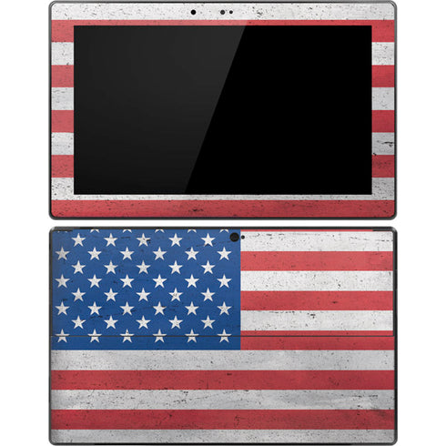 American Flag Distressed Surface Pro Tablet Skin